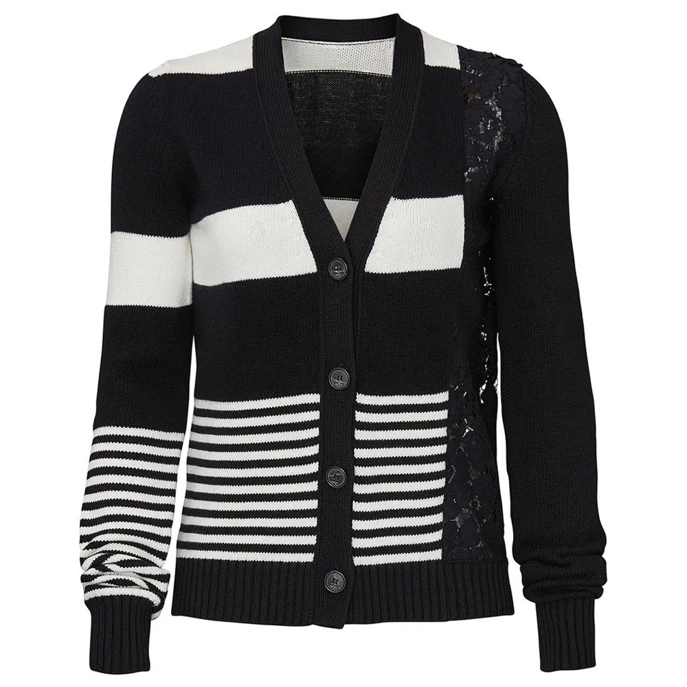No. 21 from RTR Black and White Striped Cardigan